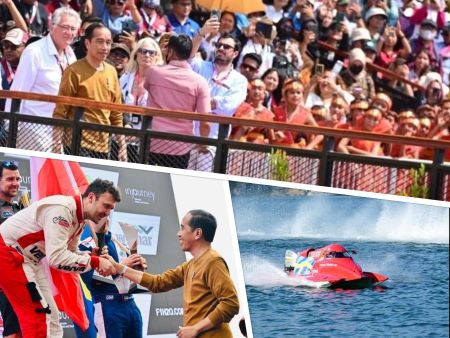 Menonton Keseruan Kejuaraan Dunia Powerboat F1H2O di Danau Toba, Sumatera Utara